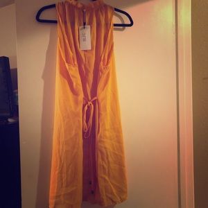New & Never Worn Yellow Tunic Dress
